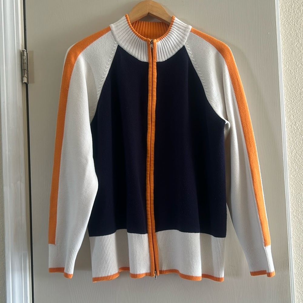 Style & Co Women’s Track Jacket Stretch Zip Front Sz 2X